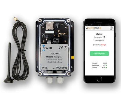Mobil-öppnare/GSM-öppnare (4G-inbyggt simkort)